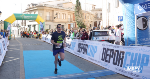 corredor en la meta de san blas