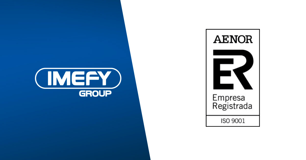 IMEFY China obtiene la certificación ISO 9001:2015 en su sistema de gestión de la calidad